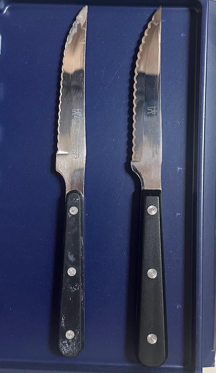 Henckels Razor-Sharp Steak Knives Set of 8, German Engineered | Informed by 100+ Years of Mastery. Dishwasher Safe. Stays Sharp with Micro Serrated Edges. customer photo 1