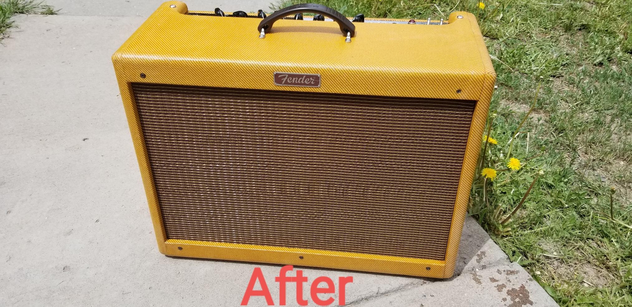 Fender Blues Deluxe Reissue, Tweed | 40-watt 1x12 tube combo amp, vintage tweed finish, reverb, drive channel, ideal for blues and classic rock customer photo 2