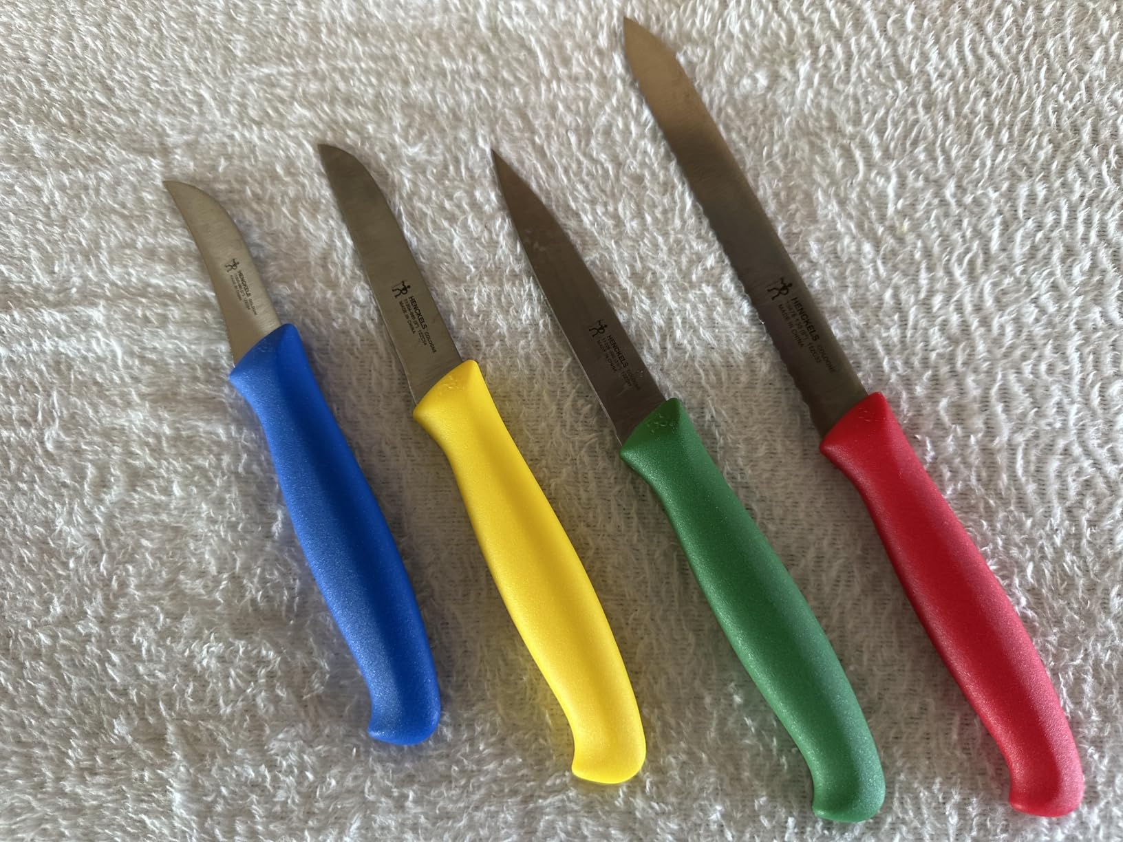 HENCKELS 4 Piece Paring Knife Set | German Engineered, Informed by 100+ Years of Mastery. Dishwasher Safe, Ideal for Peeling, Coring, Slicing and Trimming. customer photo 1