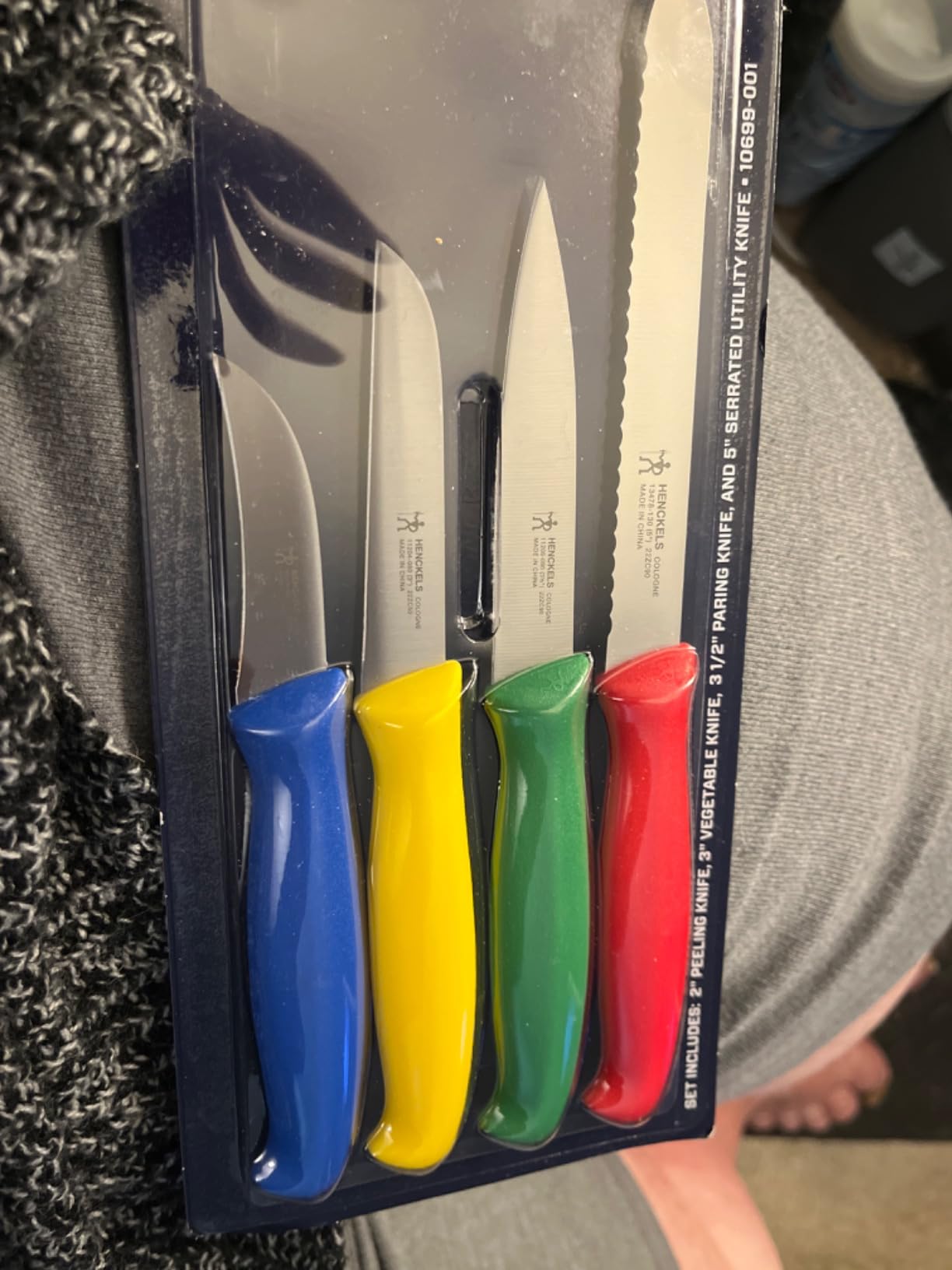 HENCKELS 4 Piece Paring Knife Set | German Engineered, Informed by 100+ Years of Mastery. Dishwasher Safe, Ideal for Peeling, Coring, Slicing and Trimming. customer photo 2