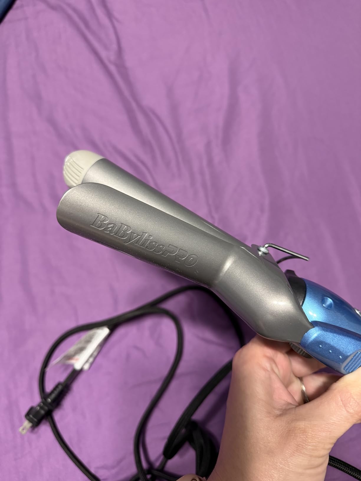 BaBylissPRO Nano Titanium Spring Curling Iron, Professional Hair Wand customer photo 1