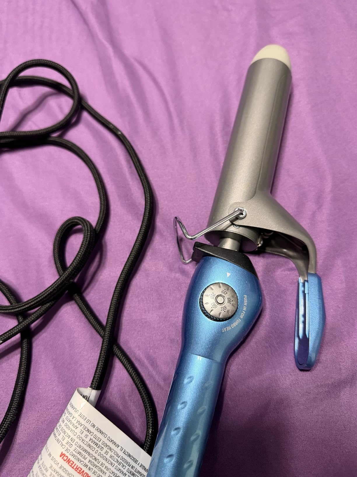 BaBylissPRO Nano Titanium Spring Curling Iron, Professional Hair Wand customer photo 2