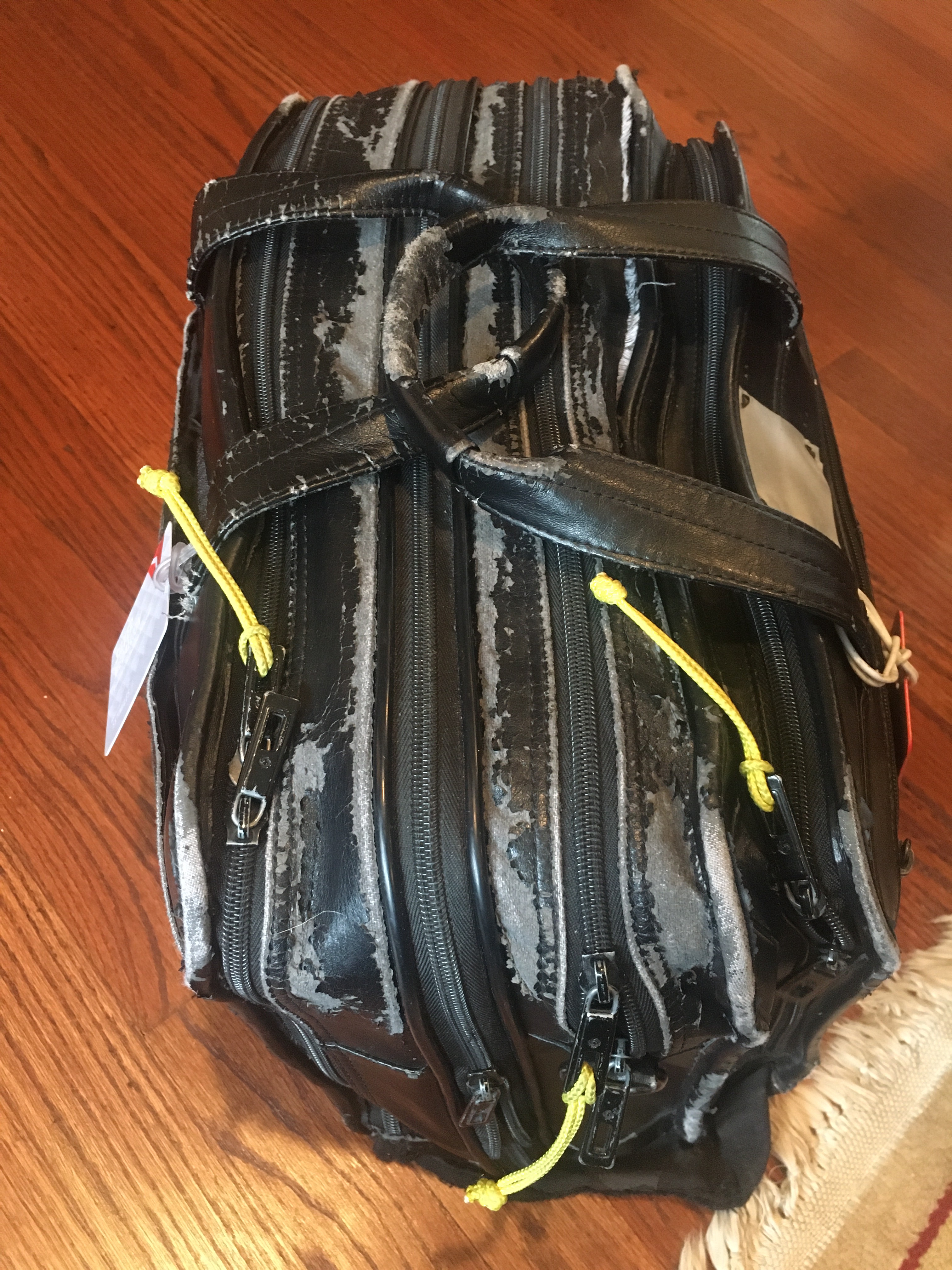 Leather Expandable Briefcase, Black, One Size customer photo 1
