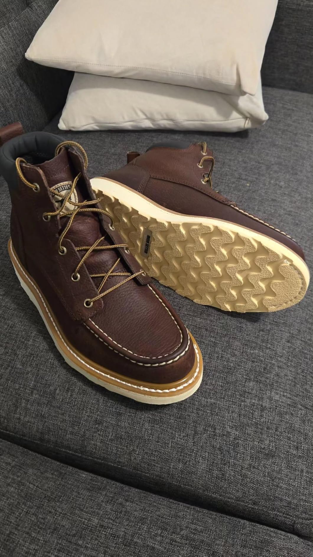 Irish Setter, Ashby, Men's, Soft Toe, Work Boot, Brown customer photo 1