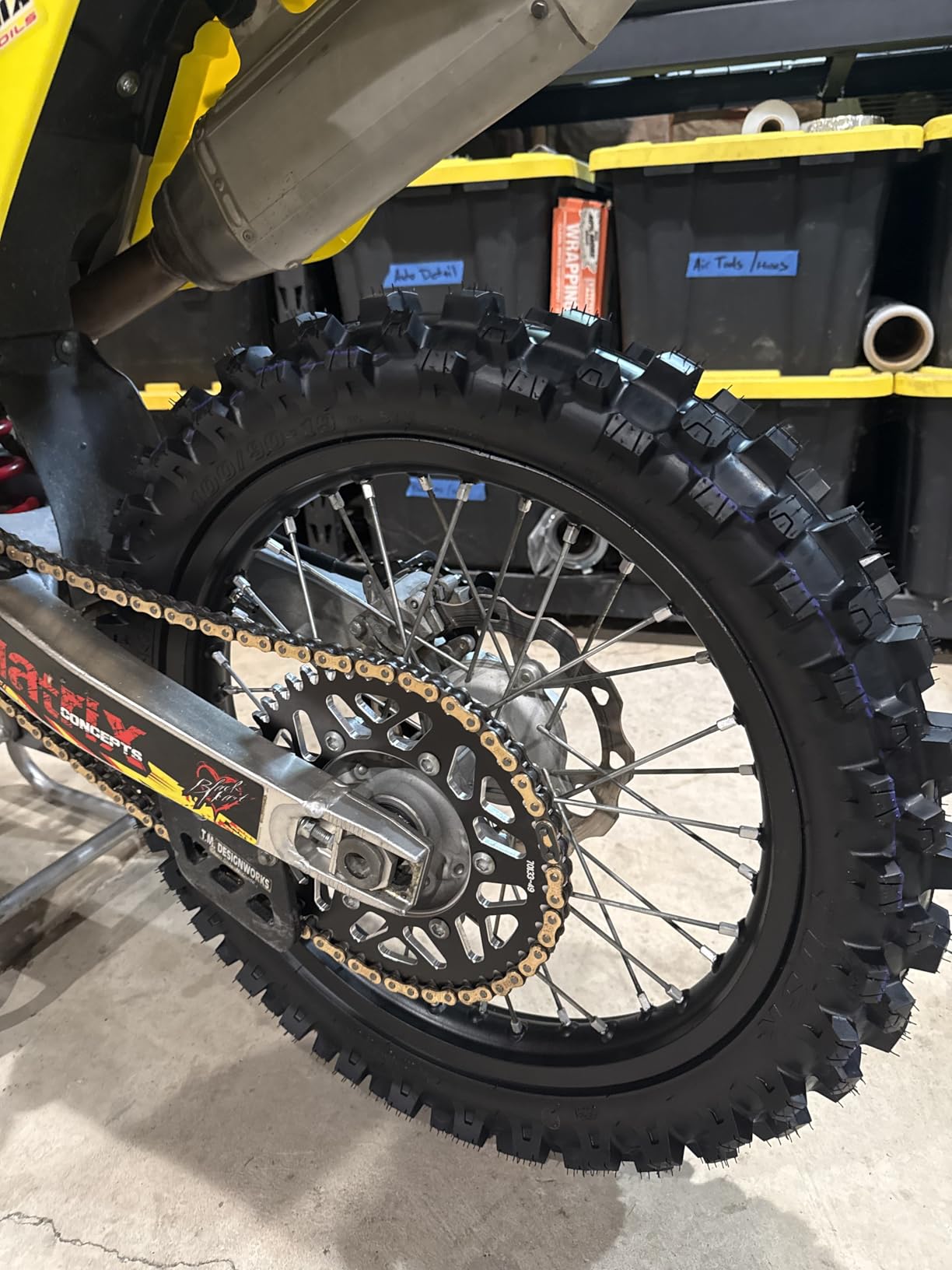DID (520DZ-120) Gold 120 Link High Performance DZ2 Series Non-O-Ring Chain with Connecting Link customer photo 1