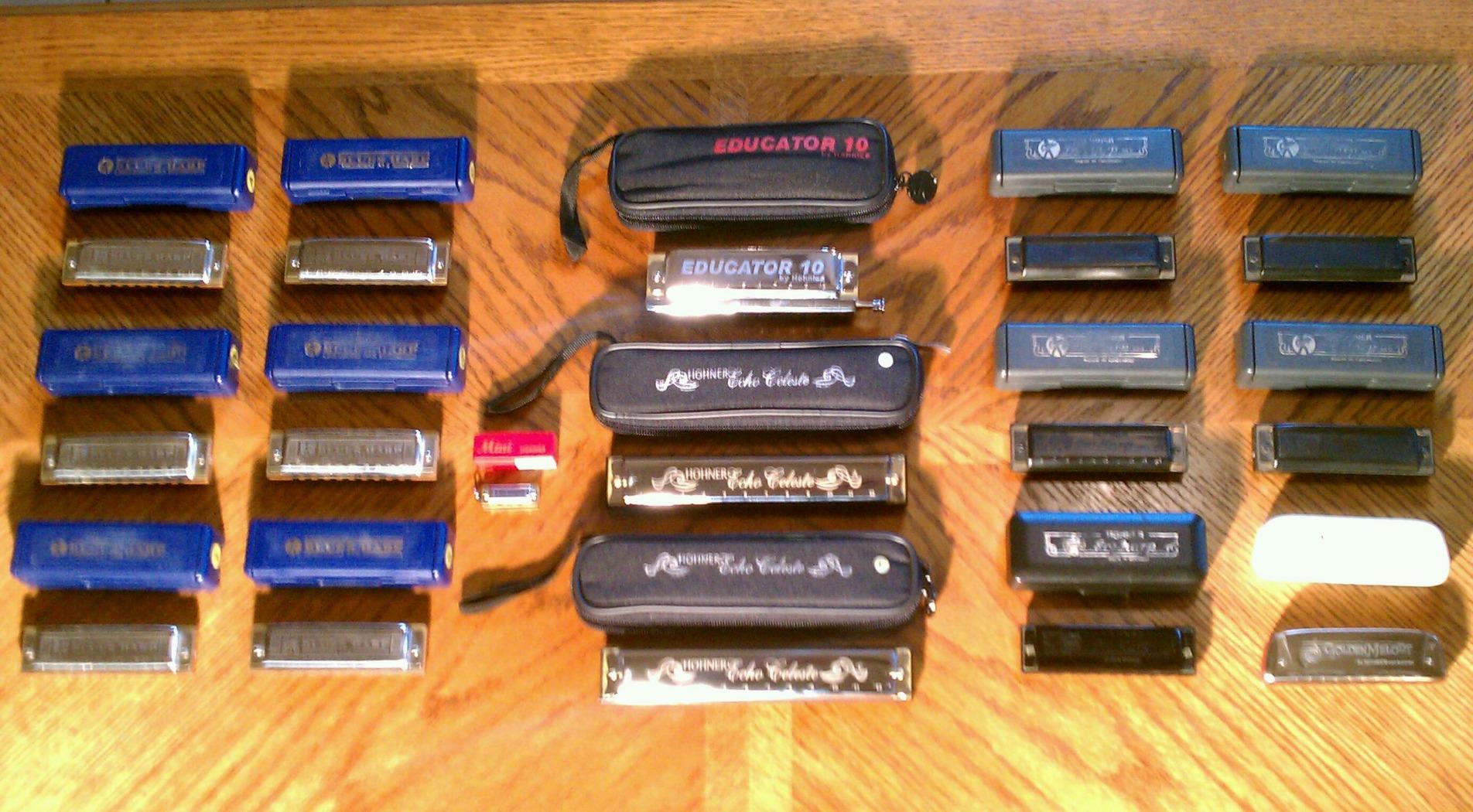Hohner 532bx C Blues Harp Diatonic Harmonica, Key of C, 20 Reeds | 10 Holes, 20 Brass Reeds, Double-Lacquered Doussie Wood Comb, Stainless Steel Cover Plates, Modular Ms Series customer photo 1