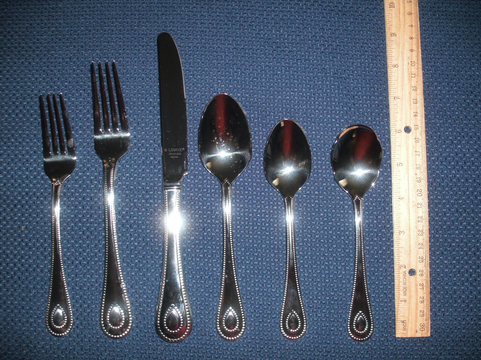 Lenox Silverware Set For 12, French Perle 65-Piece Flatware Set customer photo 1