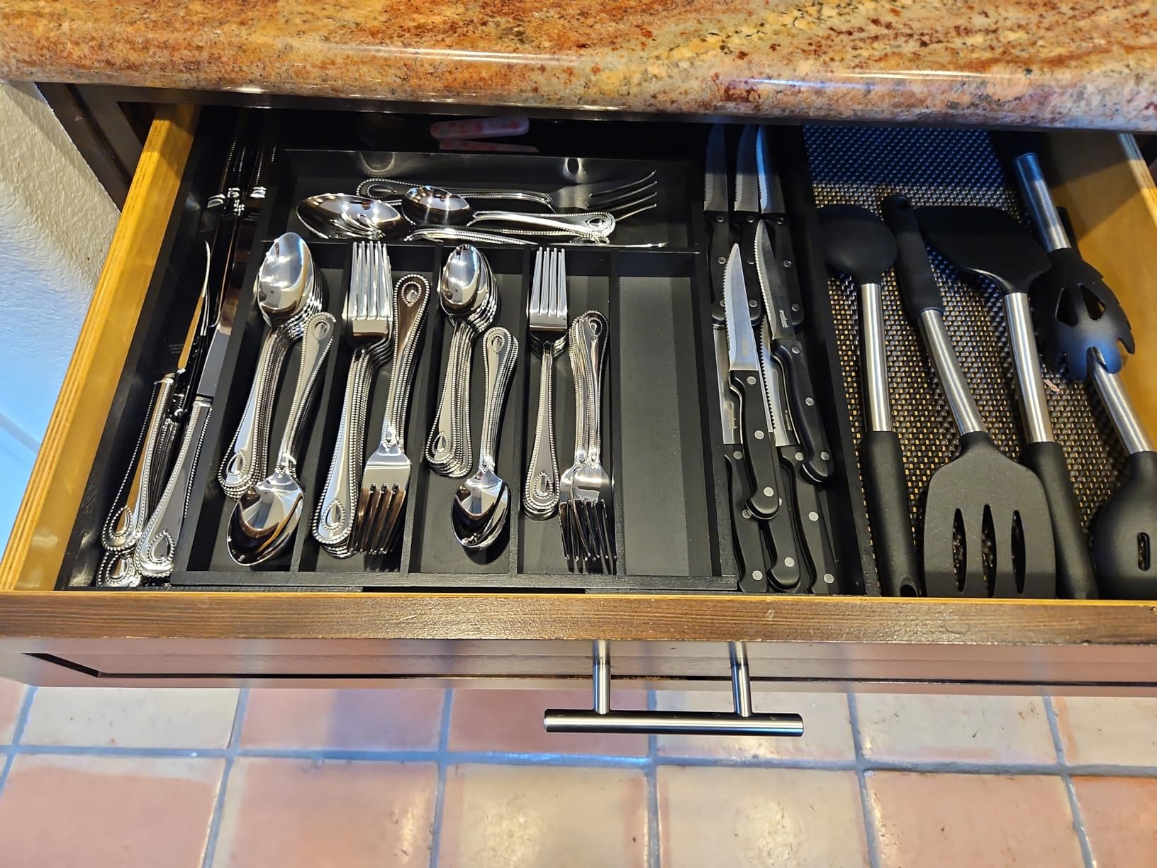 Lenox Silverware Set For 12, French Perle 65-Piece Flatware Set customer photo 2