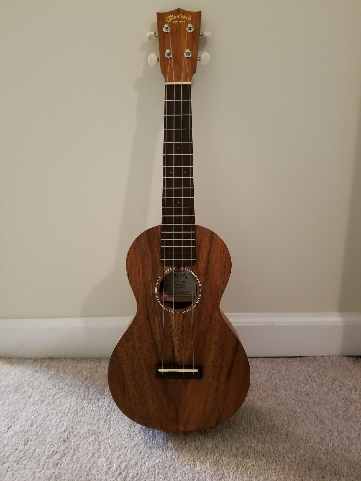 Martin Guitar C1K Acoustic Ukulele with Gig Bag, Hawaiian Koa Wood Construction, Hand-Rubbed Finish, Concert Ukulele Neck Shape with Standard Taper customer photo 1