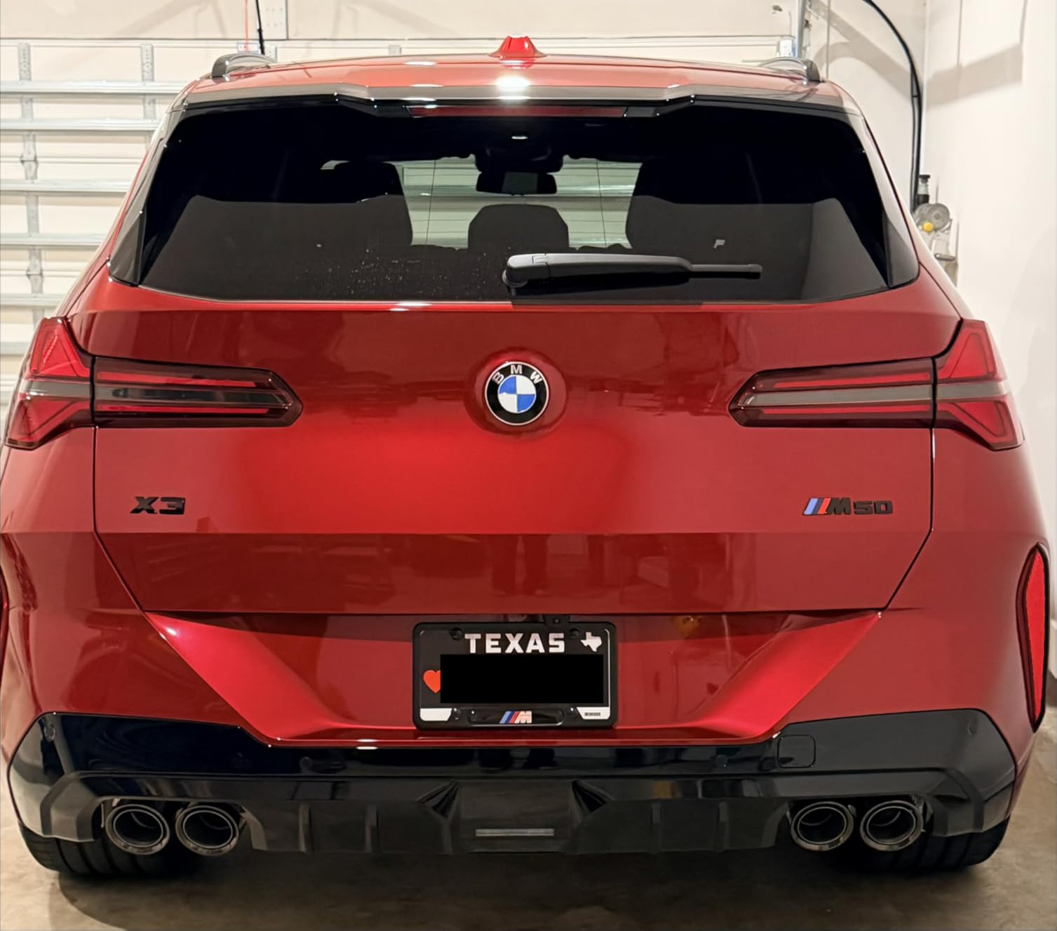 BMW Black Stainless Steel License Frame with M Logo customer photo 1