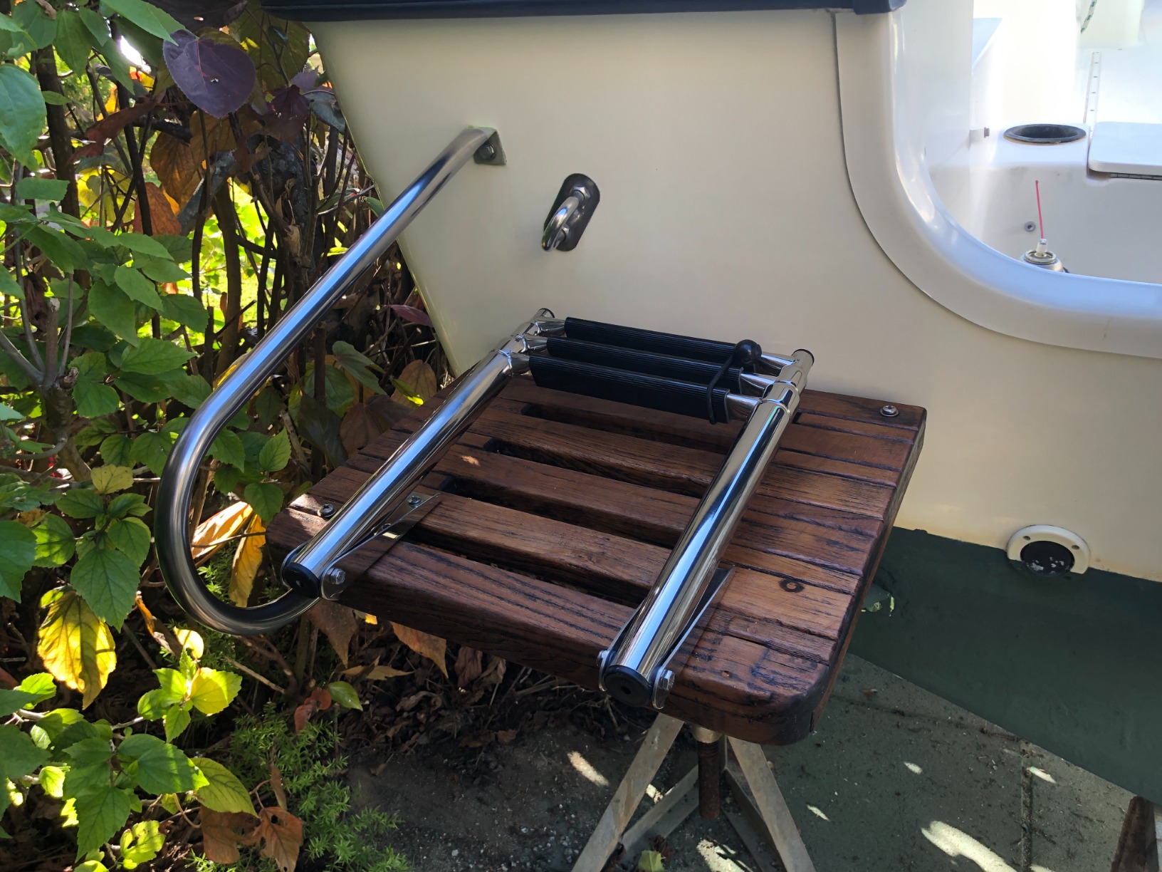 Amarine-Made 3 Step Stainless Steel Telescoping Boat Ladder Swim Step customer photo 2