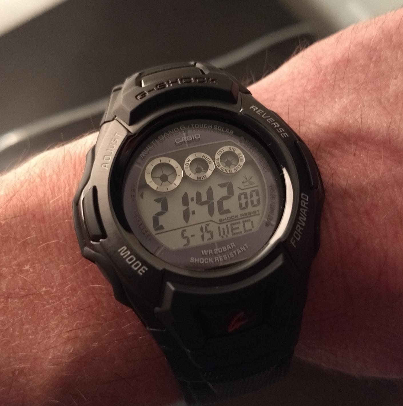 G-Shock GWM530A-1 Series | Watches for Men | Digital Watch | Black | 200M WR | Solar Power | Atomic Timekeeping | Full Auto EL Backlight | Countdown Timer | Shock Resistant | World Time customer photo 1