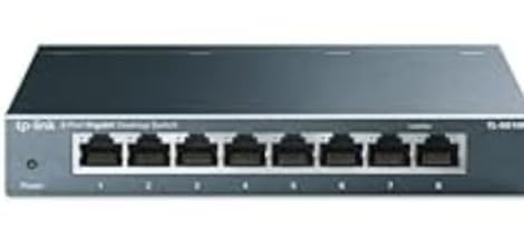TP-Link 8 Port Gigabit Ethernet Network Switch - Ethernet Splitter | Plug & Play | Fanless | Sturdy Metal w/ Shielded Ports | Traffic Optimization | Unmanaged | Lifetime Protection (TL-SG108) customer photo 2