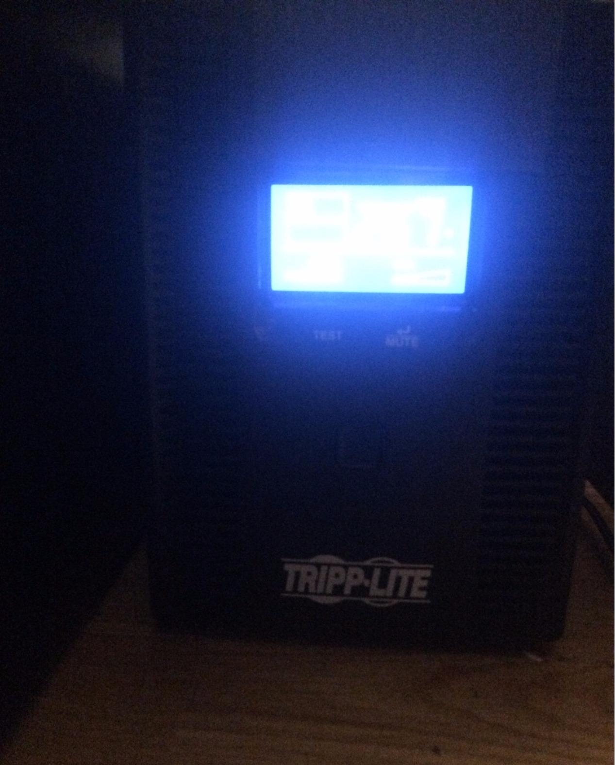Eaton Tripp Lite Series OMNI1500LCDT 1500VA UPS Battery Backup Computer Uninterruptible Power Supply Units & Surge Protector, 810W, 10 Outlets, AVR, LCD Screen customer photo 1