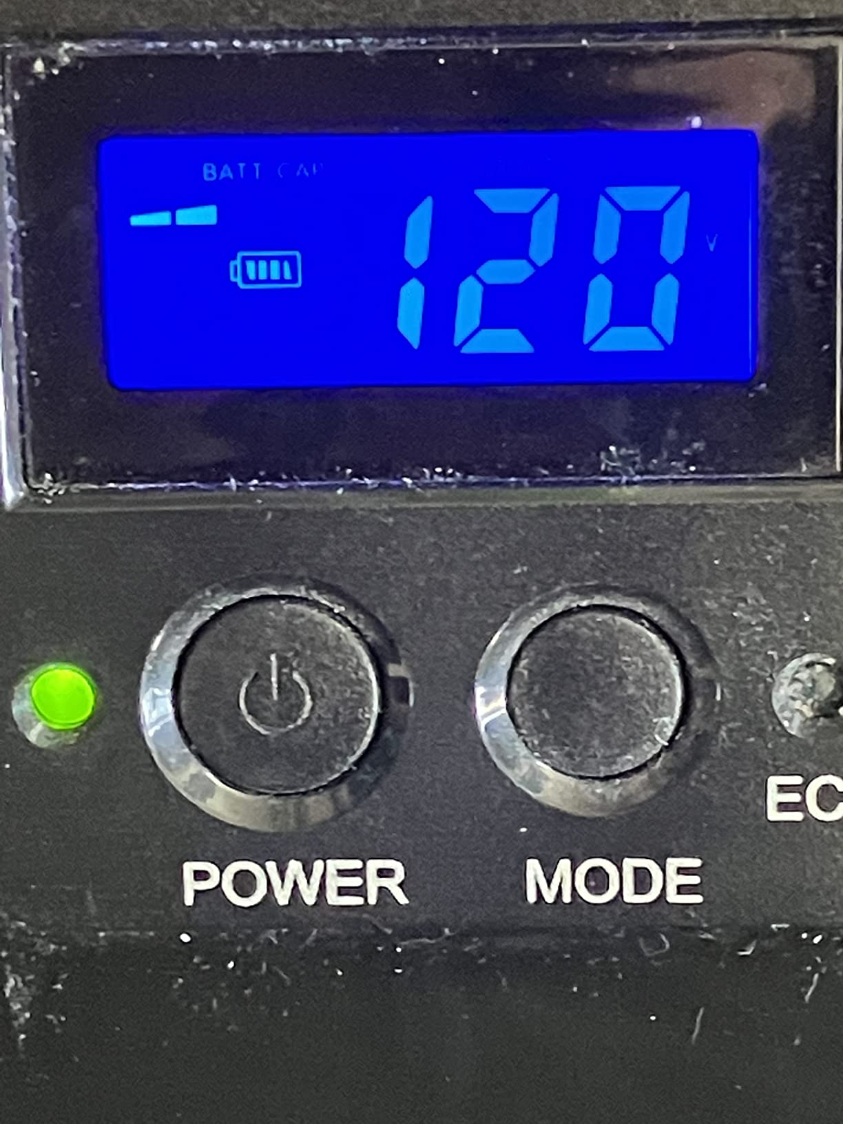 CyberPower EC850LCD Ecologic UPS Battery Backup and Surge Protector customer photo 2