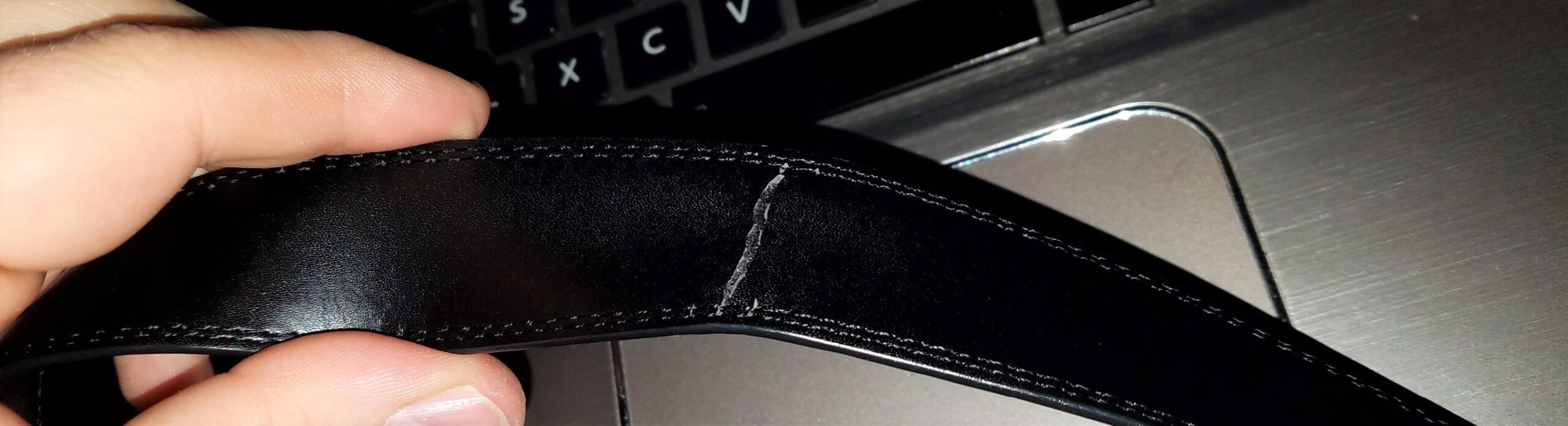 Men's Leather Ratchet Belt customer photo 2