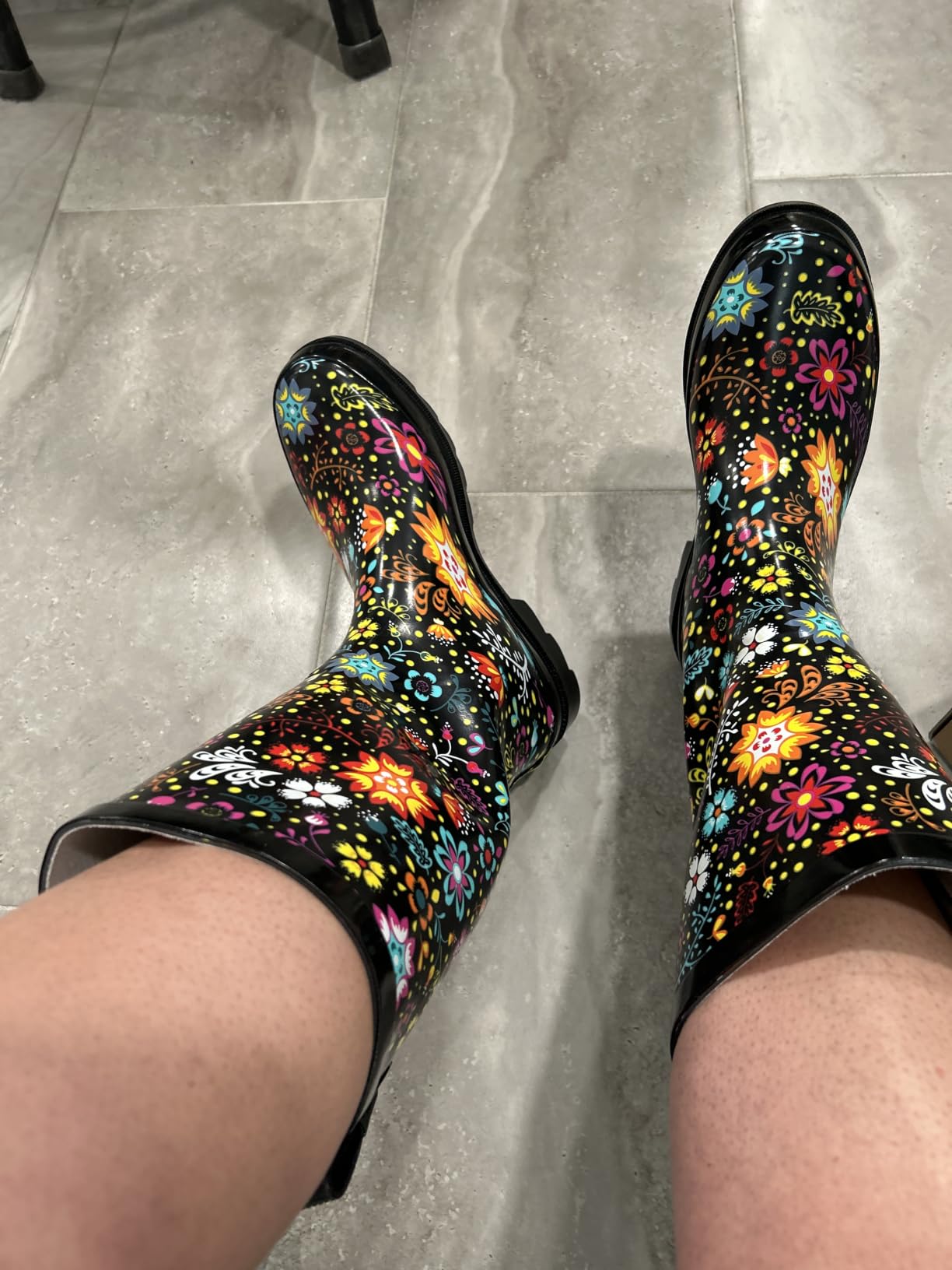Western Chief Women's Tall Waterproof Rain Boot Outdoor Garden Shoes customer photo 1