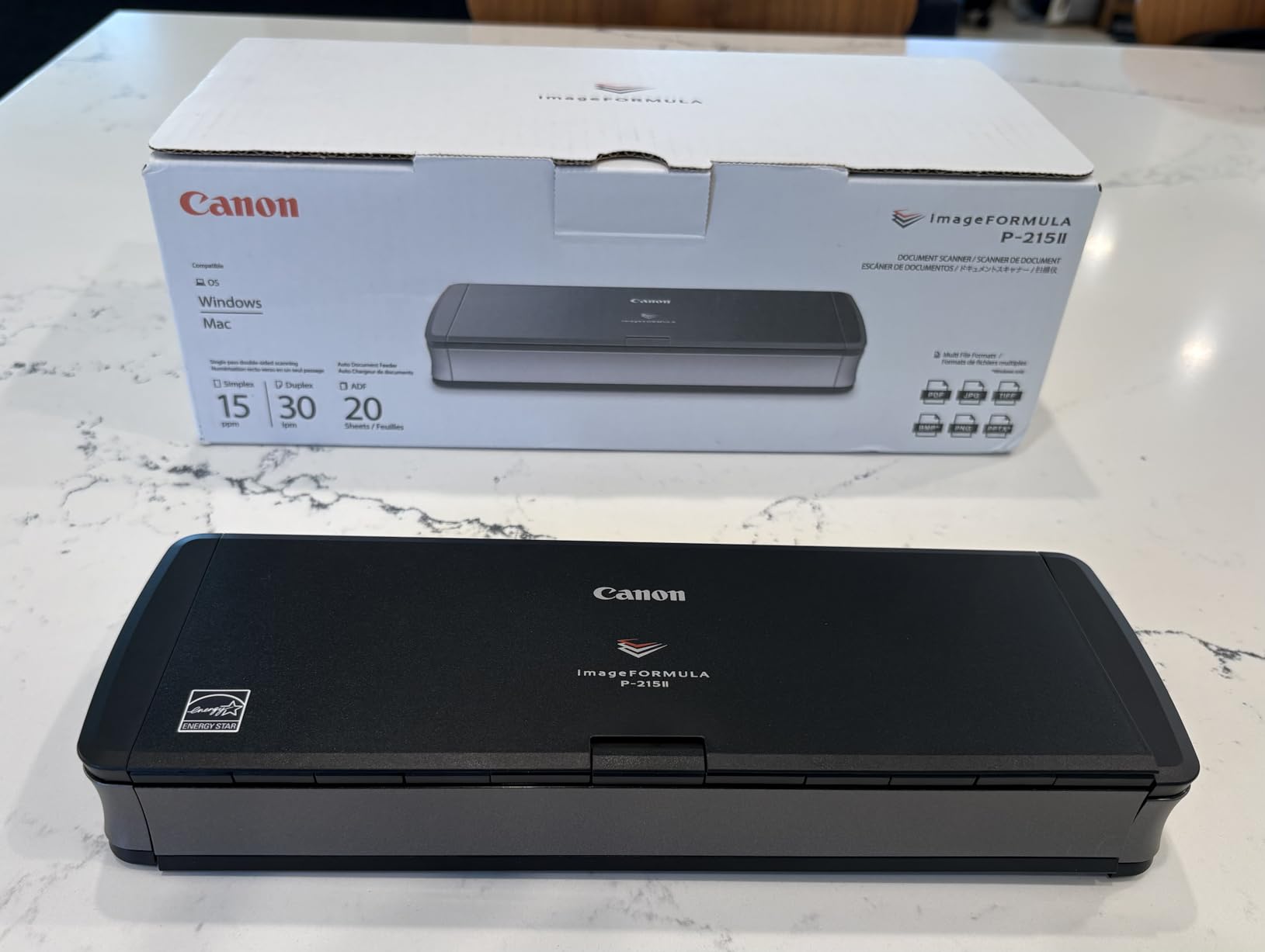 Canon imageFORMULA P-215II Mobile Document Scanner customer photo 2