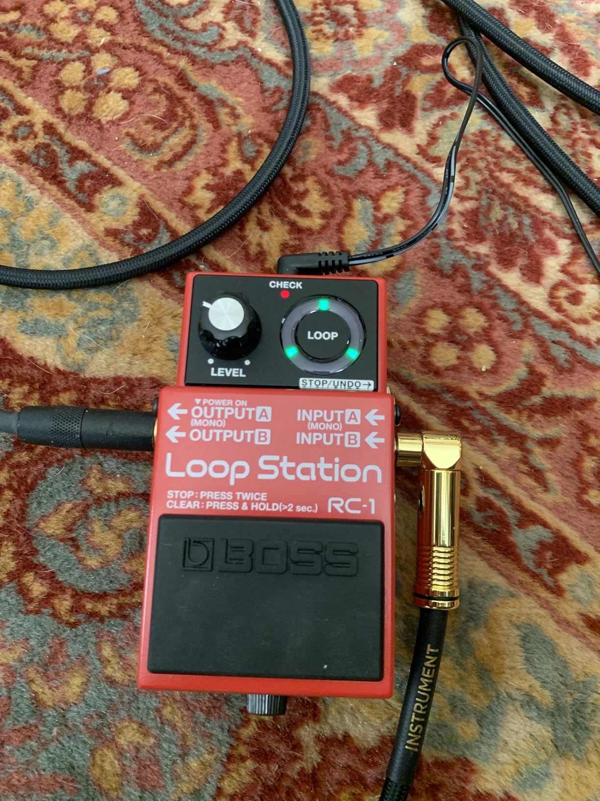 BOSS RC-1 Loop Station Pedal | Industry Standard Simple Looper for Guitar, Bass, Keyboards & More | 24-Segment LED Indicator | 12 Minutes of Record Time | Record, Playback, Overdub, Undo & Redo Loops | One-Switch Operation: Record and Playback and Overdub and Undo and Redo, Up to 12 Minutes of Stereo Recording Time customer photo 1