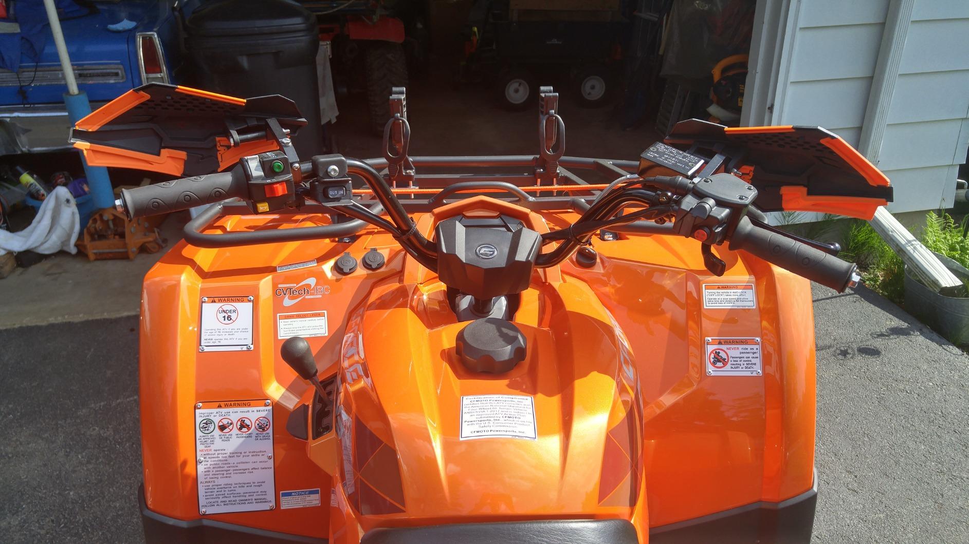 PowerMadd 34405 Orange/Black Sentinel Handguard customer photo 2