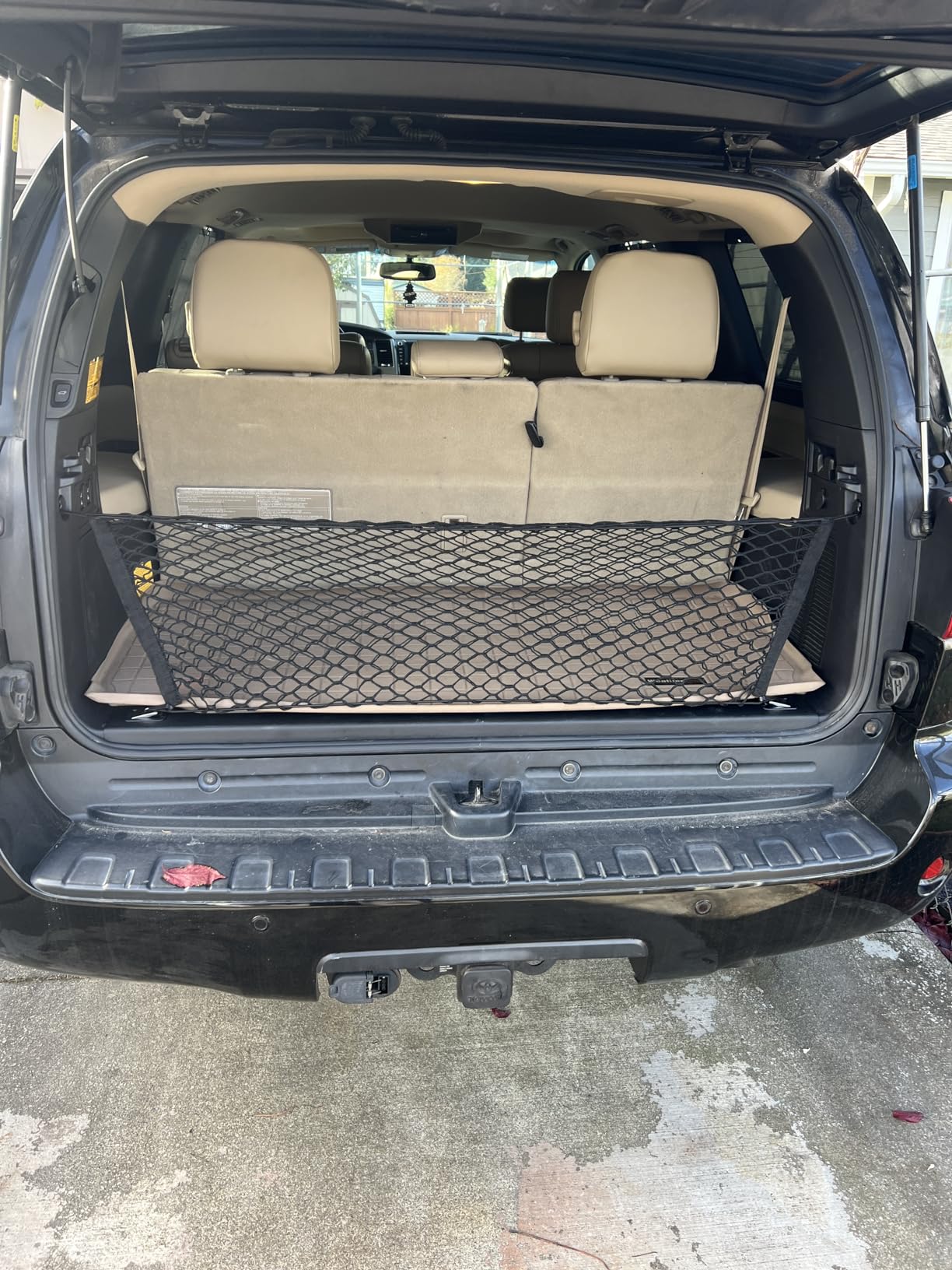 Envelope Style Automotive Elastic Trunk Mesh Cargo Net for Toyota Sequoia 2008-2026 - Premium Trunk Organizer and Storage - Luggage Net for SUV - Best Car Organizer for Toyota Sequoia customer photo 2