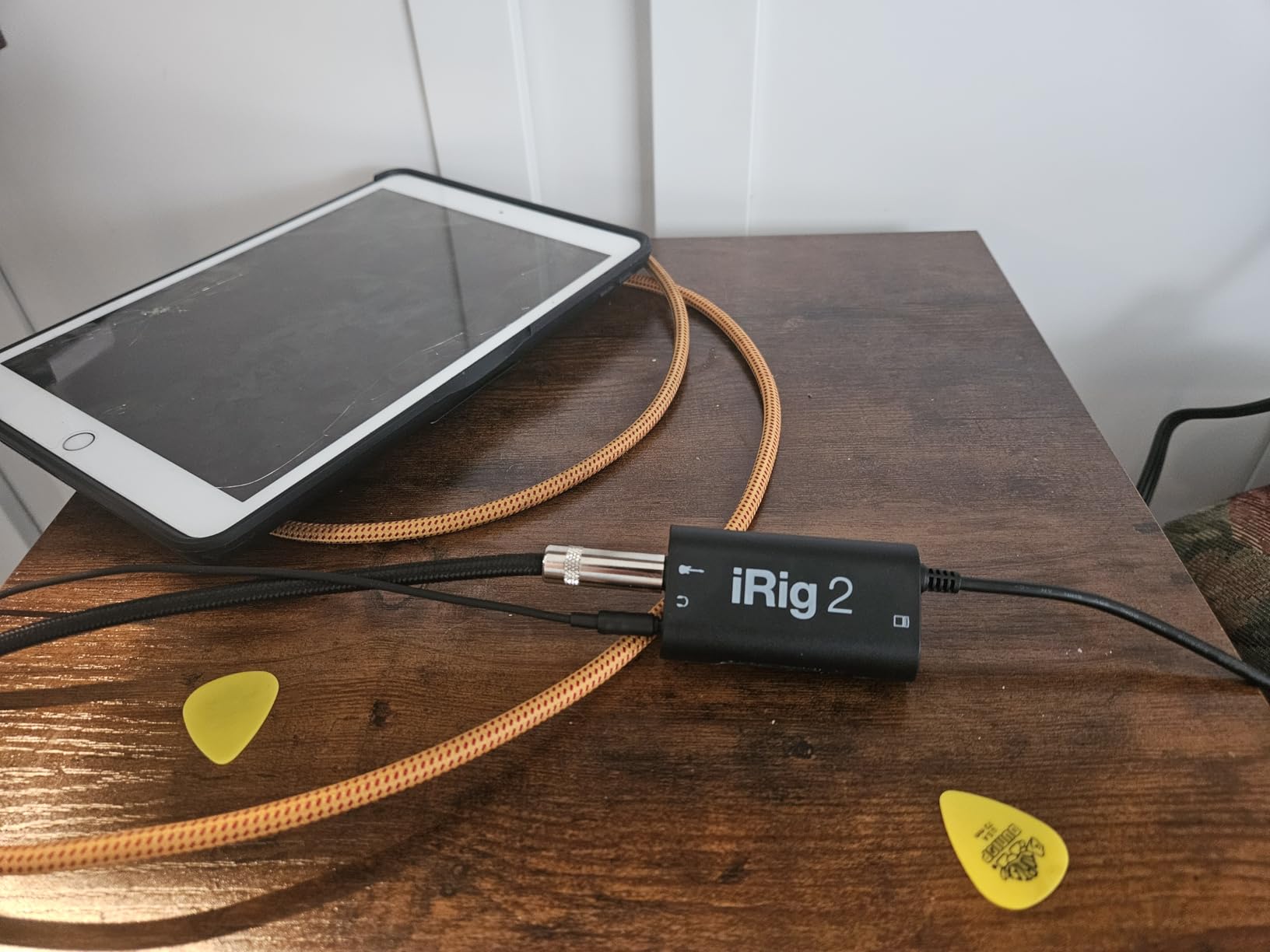 IK Multimedia iRig 2 portable guitar audio interface for iPhone and iPad customer photo 1