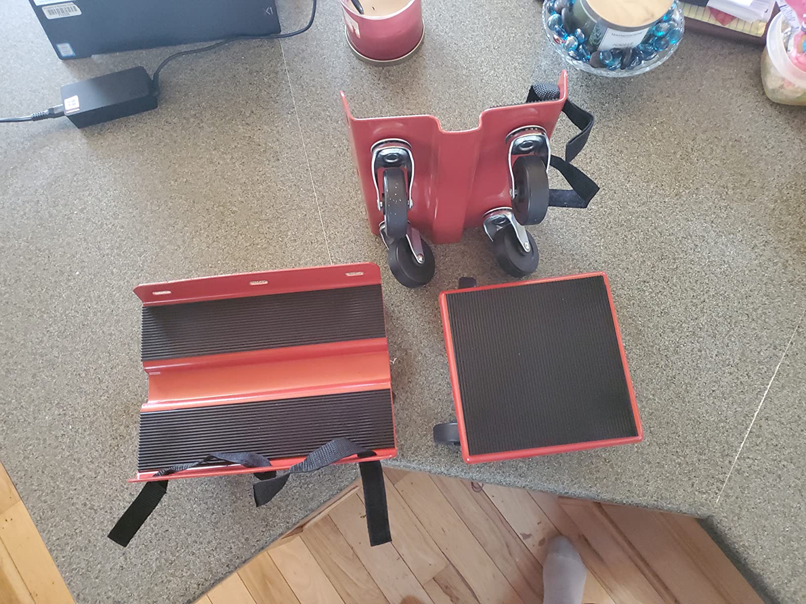 Extreme Max 5800.2000 Economy Snowmobile Dolly System - Red customer photo 1