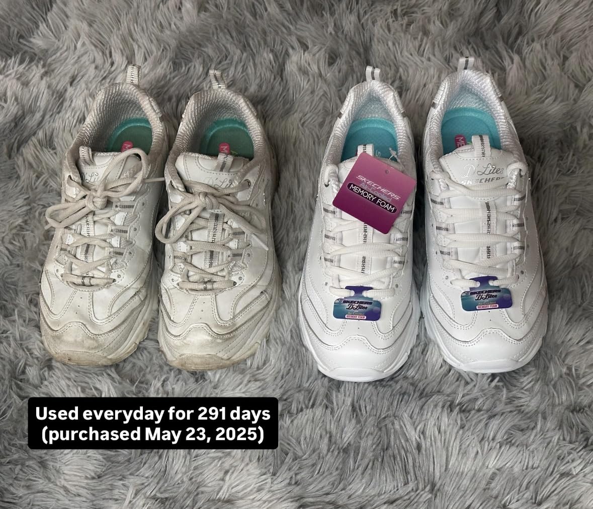 Skechers Sport Women's D'LITES Fresh Start Memory Foam Sneaker customer photo 1