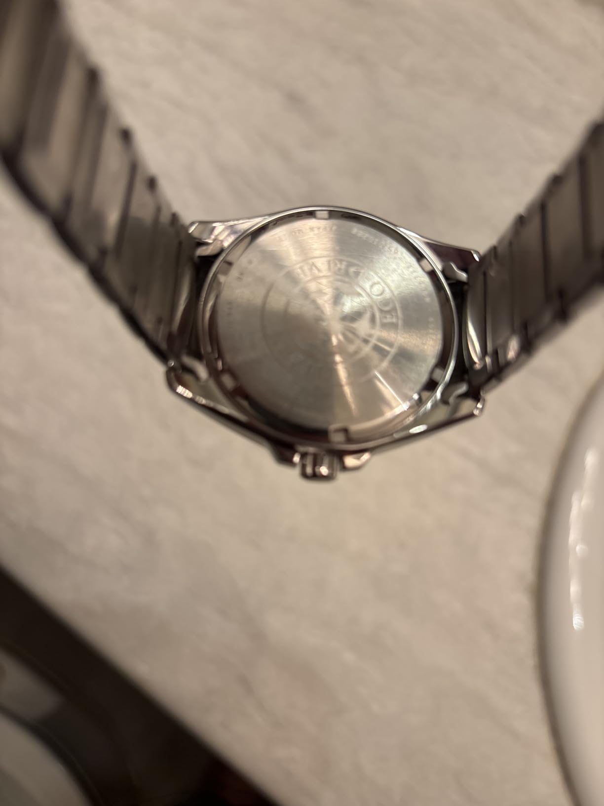 Men's Eco-Drive Weekender Garrison Field Watch in Stainless Steel, Black Dial, Arabic Markers, Luminous, 43mm (Model: AW0050-82E) customer photo 1