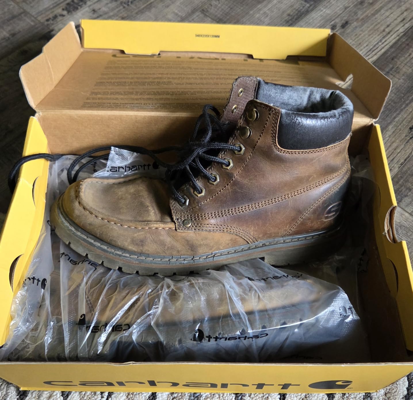 Carhartt Men's CMX4023 Lightweight Wedge Moc Toe Chukka customer photo 2