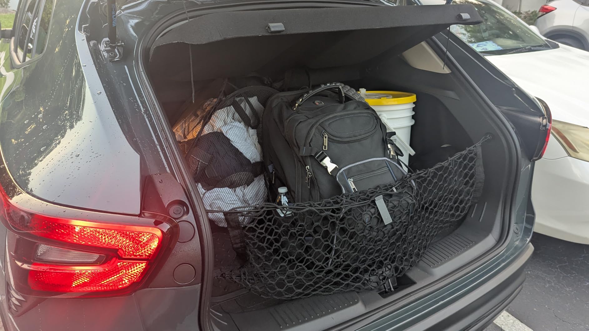 Envelope Style Trunk Mesh Cargo Net compatible with Chevrolet Trax 2013 - 2025 - Premium Trunk Organizers and Storage - Cargo Net for SUV customer photo 2