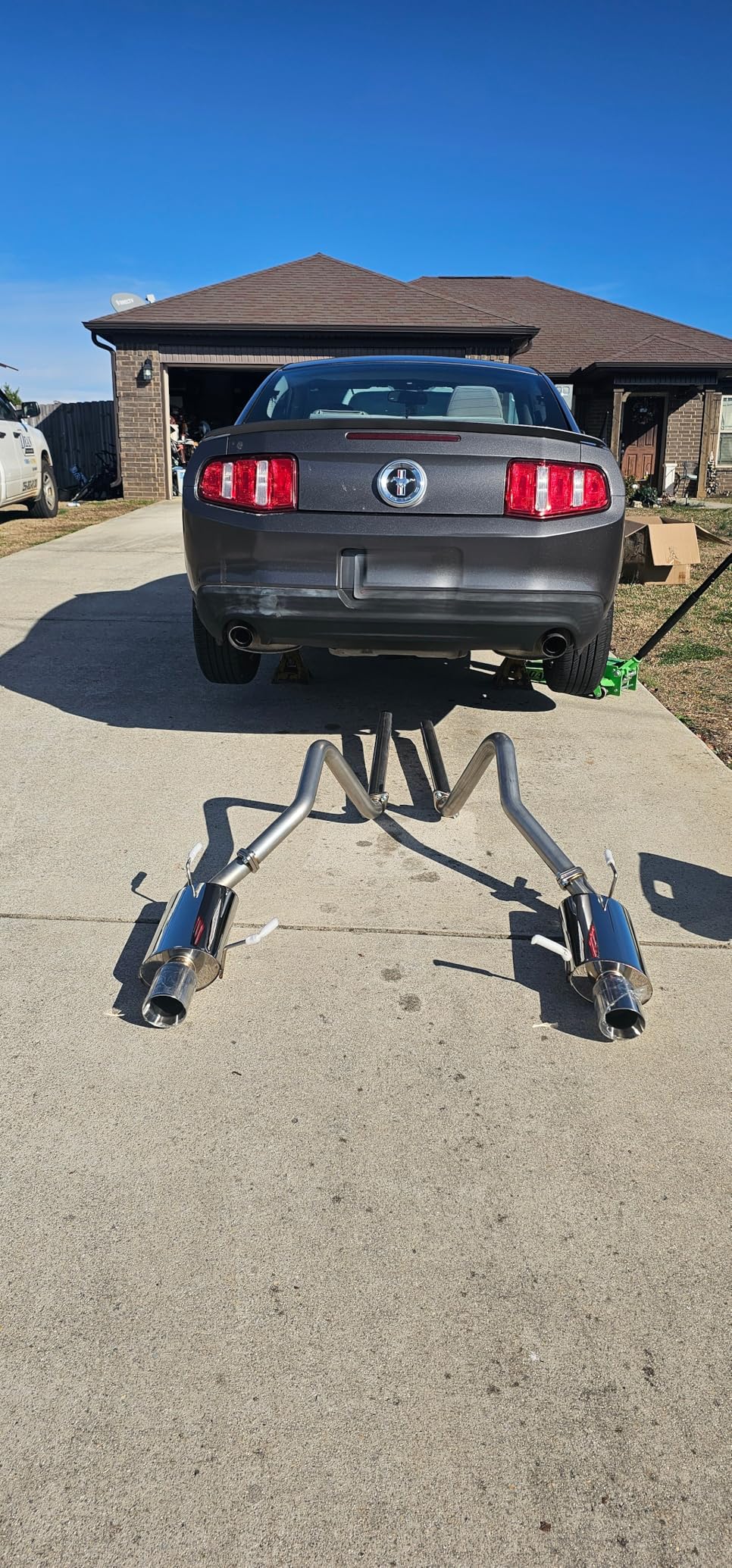 DNA MOTORING CBE-FM10V6-NRT Muffler CatBack Exhaust System Compatible with 11-14 Ford Mustang 3.7L V6 customer photo 1