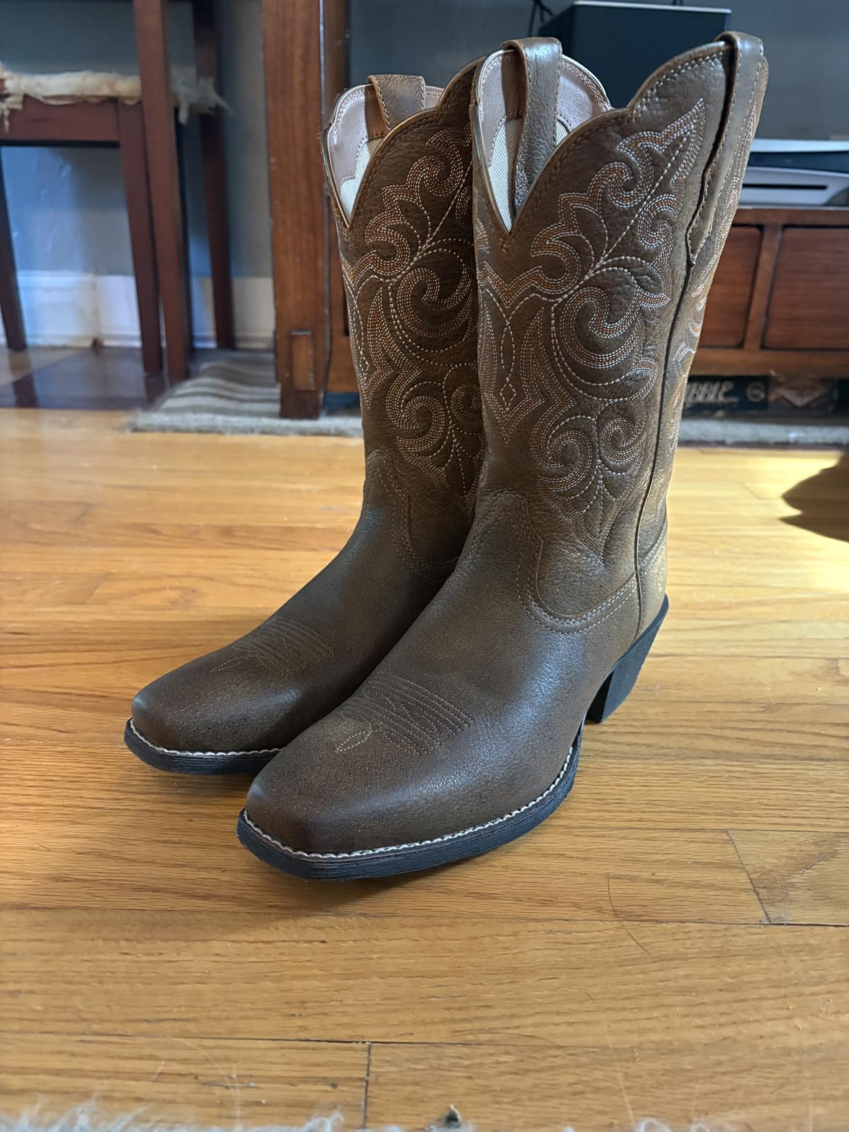 Ariat Women's Round Up Square Toe Western Boot customer photo 1