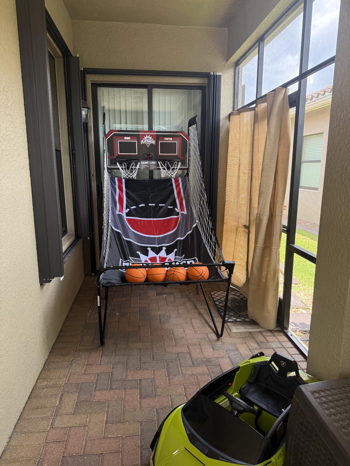 Triumph Playmaker Shootout Basketball Arcade Game - Electronic Scorer, LED Display, 8 Game Modes, 4 Balls, Pump & Quick Connect Frame - Fast-Paced Indoor Fun for Kids, Teens & Family Game Nights customer photo 1