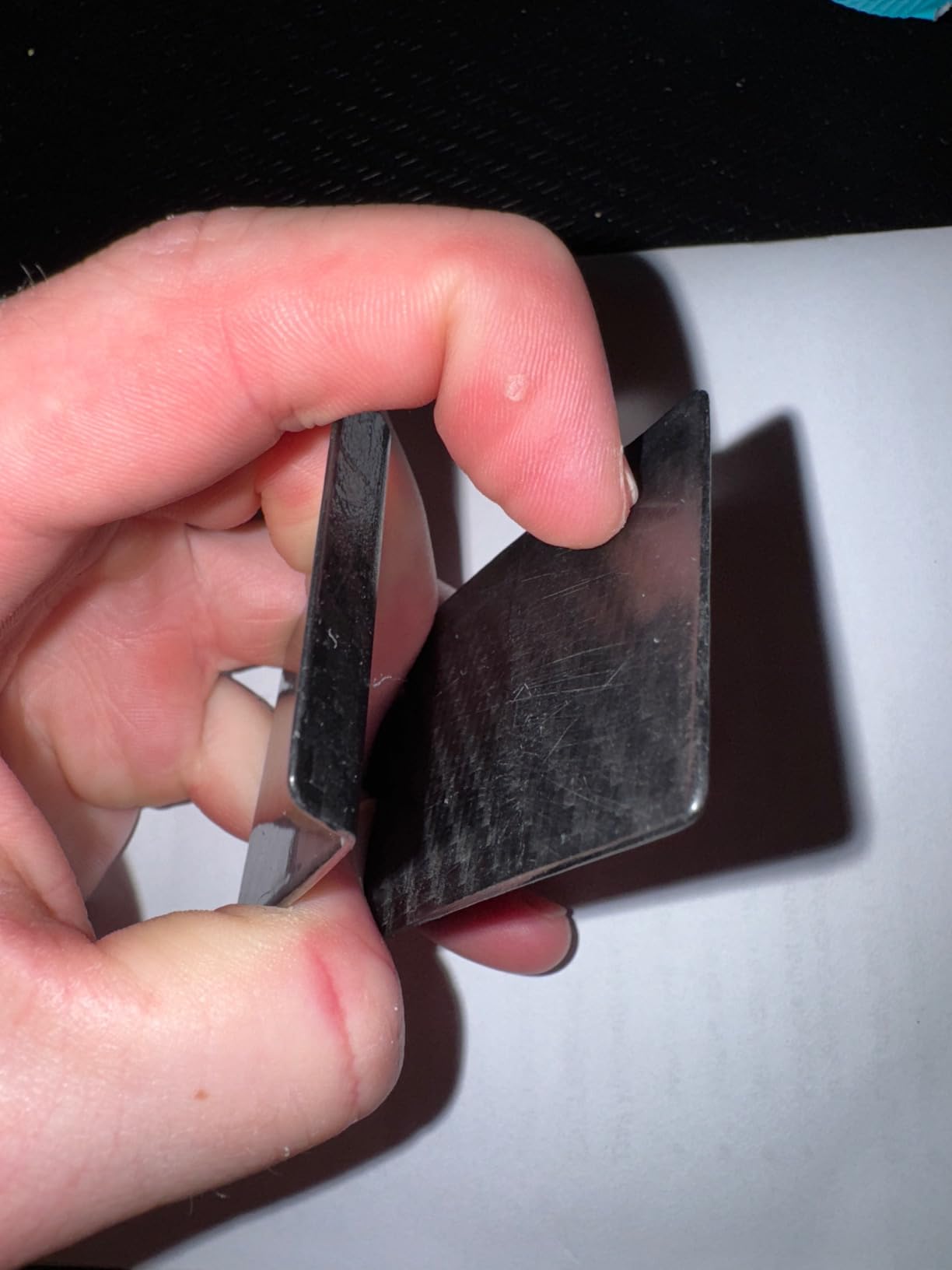 Carbon Fiber Money Clip Front Pocket Wallet Minimalist Wallet Slim Wallet Credit Card Holder customer photo 2