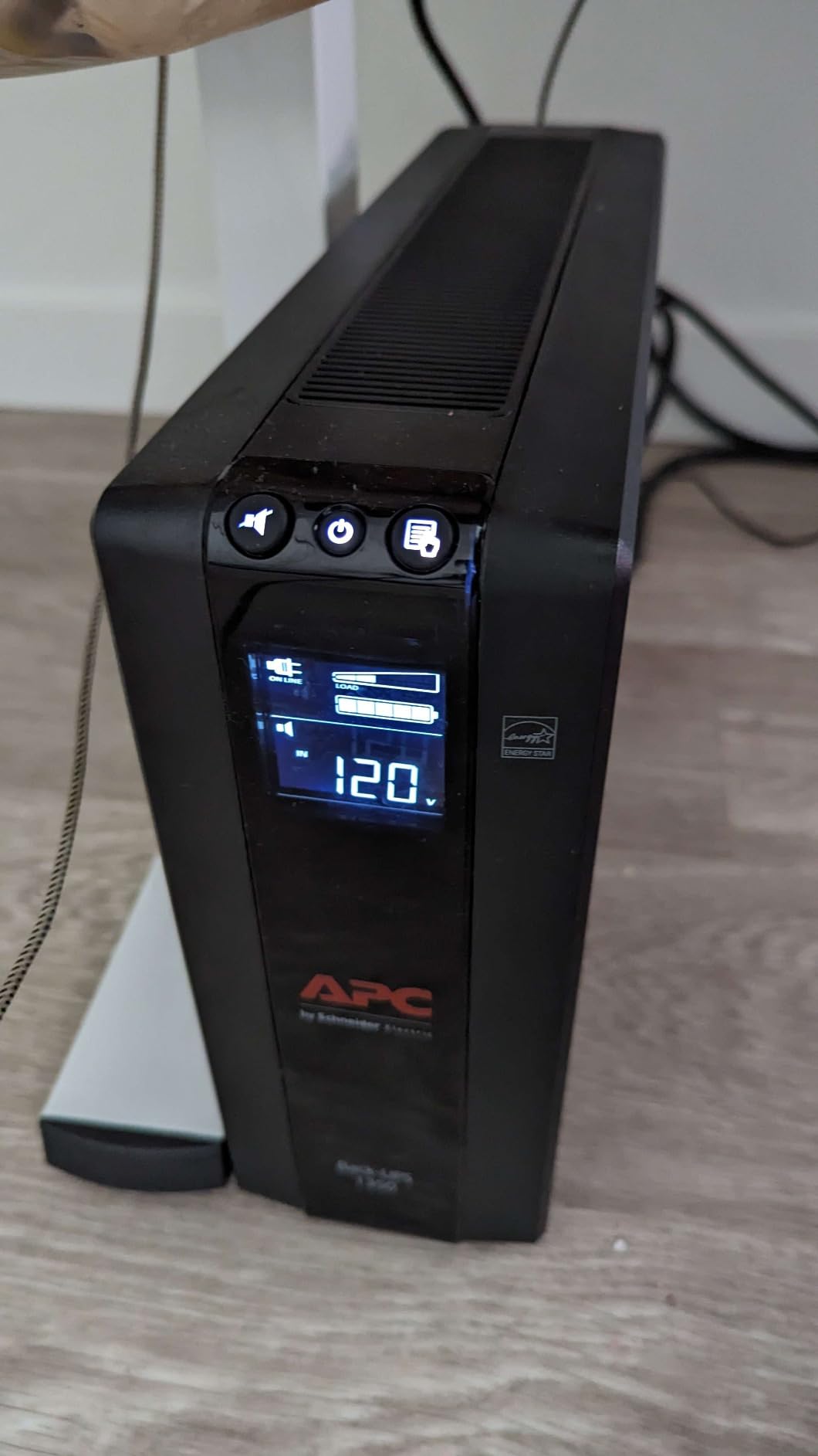 APC 1350VA/810W Pro UPS Battery Backup for Office Electronics, AVR, BX1350M | 1350VA Back-UPS Pro for home offices - 10 outlets, LCD, AVR, surge protection customer photo 2