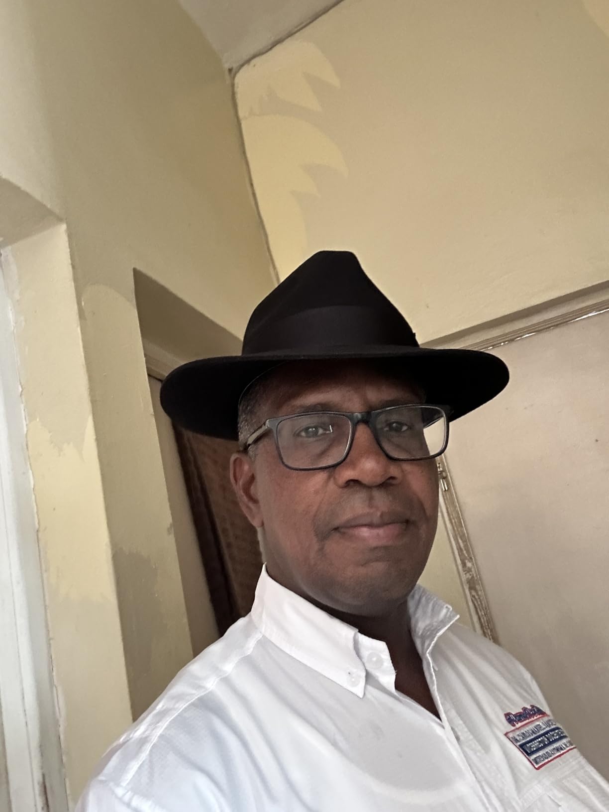 Classic Black Men's Wool Felt Godfather Gangster Mobster Gentleman Fedora Hat customer photo 1