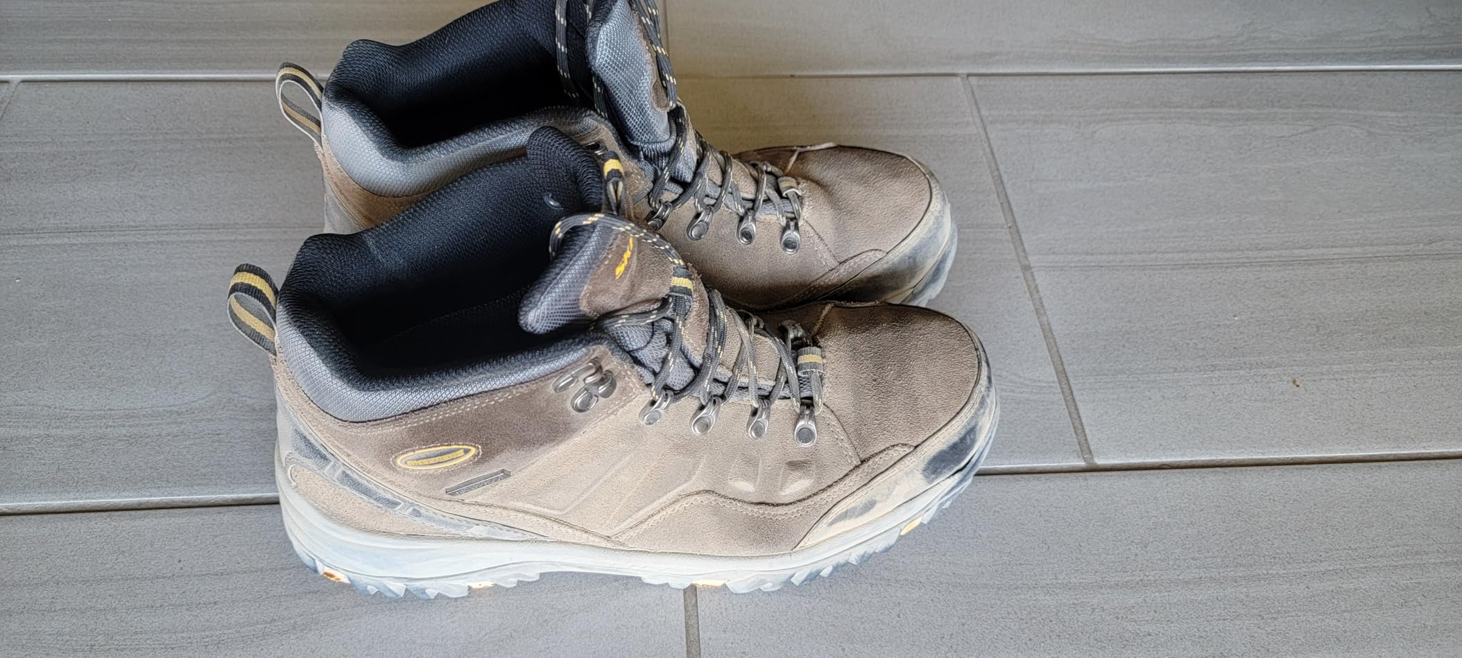 Skechers Mens Relment-pelmo | Hiking, Waterproof, Relaxed Fit, Air-Cooled Memory Foam, Lace-Up Ankle Boot customer photo 1