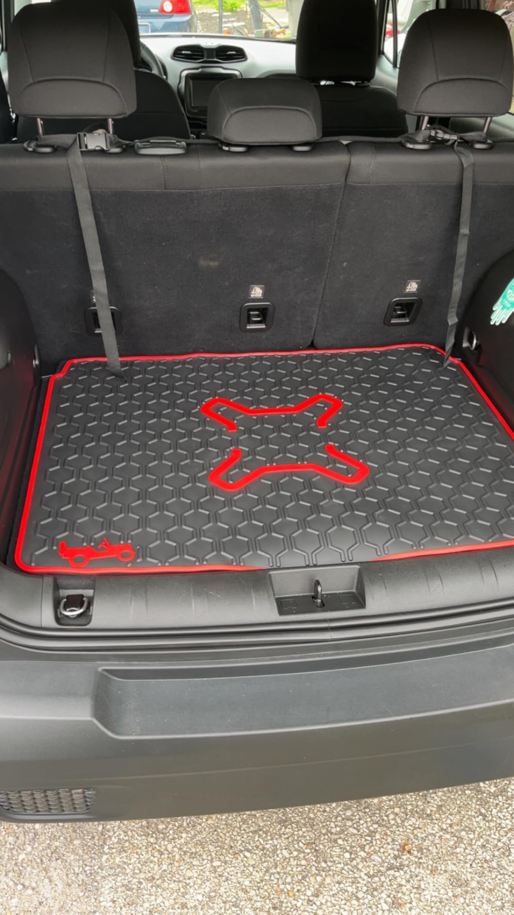 Cartist Cargo Liner Compatible with 2015-2024 Jeep Renegade Trunk Mat Car Rear Boot Liner customer photo 1