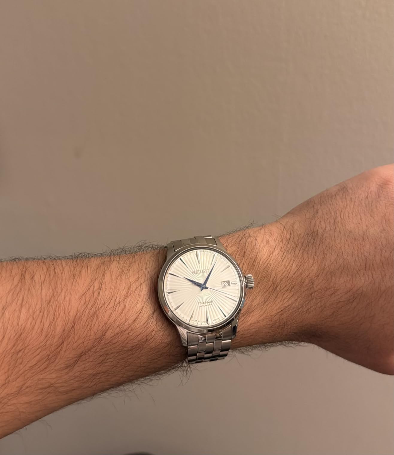 Seiko Automatic Watch for Men - Presage Cocktail Time - Patterned Dial customer photo 1
