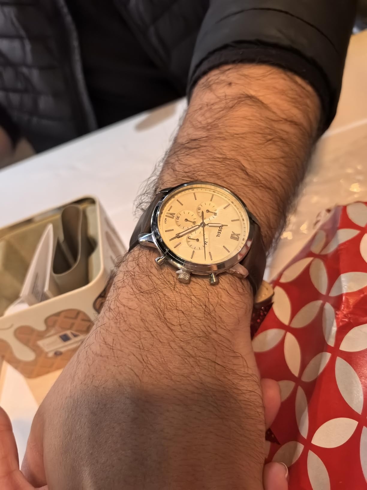 Fossil Men's Watch, Neutra Quartz Stainless Steel Chronograph Watch for Men customer photo 1