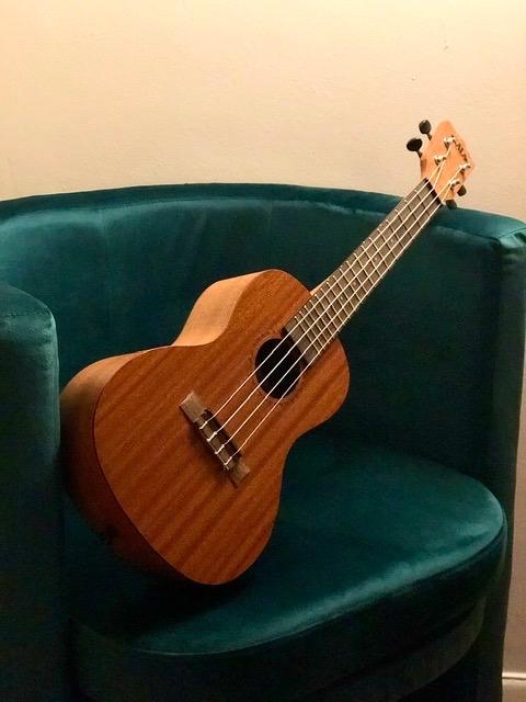 Official Kala Learn to Play Ukulele Concert Starter Kit, Satin Mahogany - Includes online lessons, tuner app, and booklet (KALA-LTP-C) customer photo 1