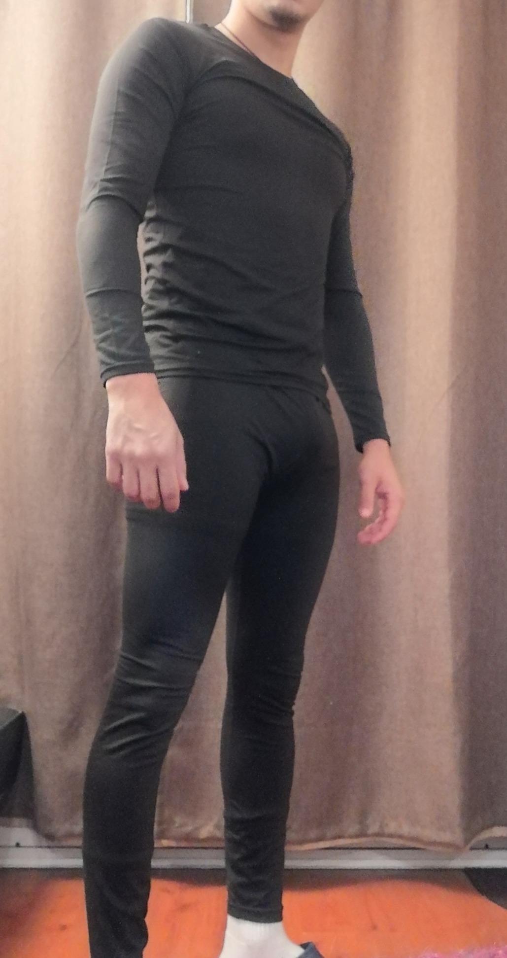 HEROBIKER Long Johns Thermal Underwear for Men Skiing Winter Warm Hunting Gear Fleece Lined Base Layer Set Top Bottom customer photo 2