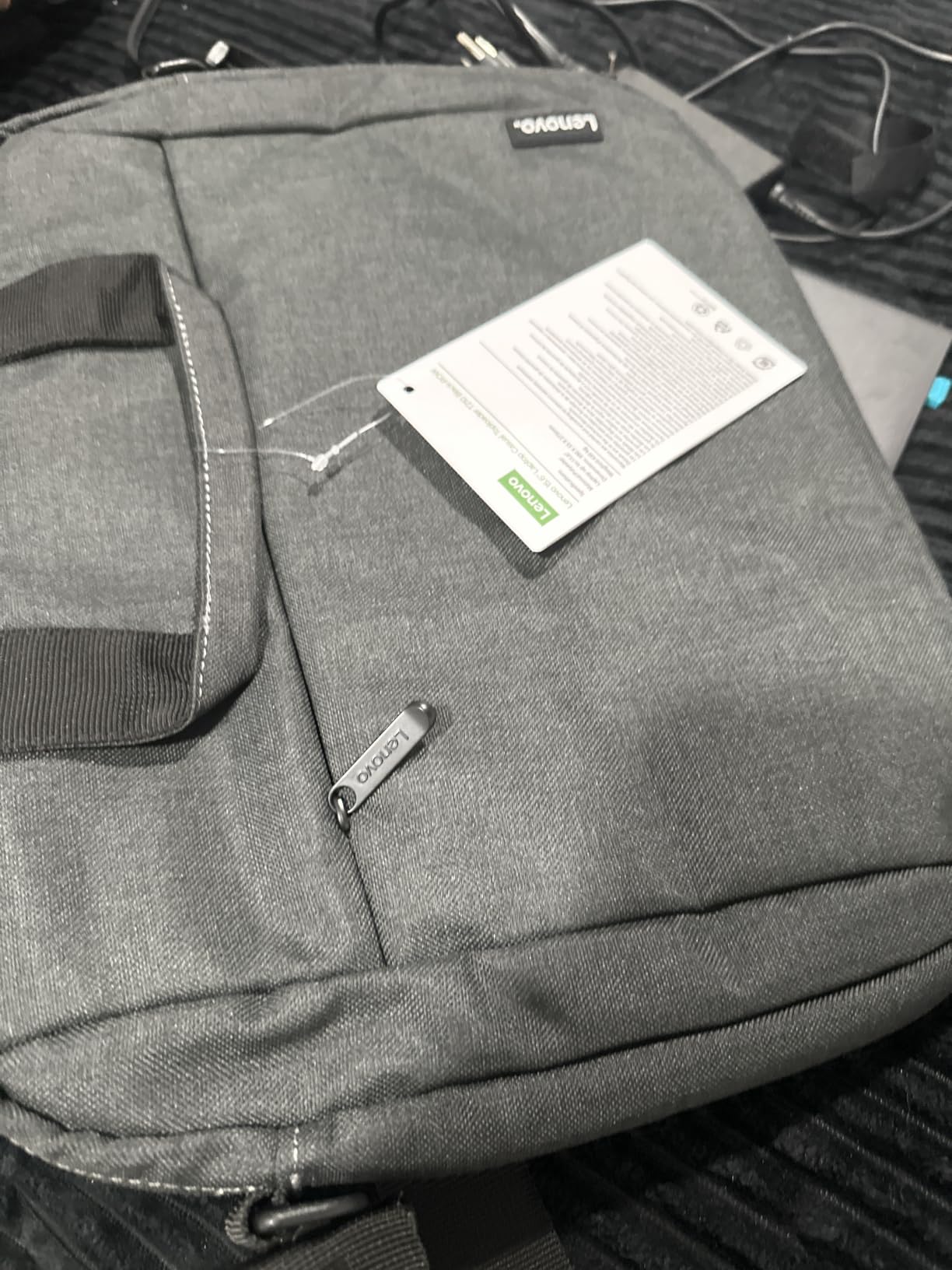 Lenovo Laptop Bag T210, Messenger Shoulder Bag for Laptop or Tablet, Sleek, Durable & Water-Repellent Fabric customer photo 2