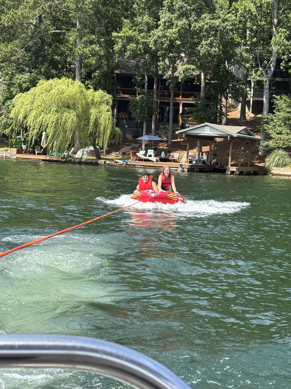 Wow Sports Thriller Towable Deck Tube for Boating Adults, Tubing Boat Inflatable for Water Sports customer photo 1