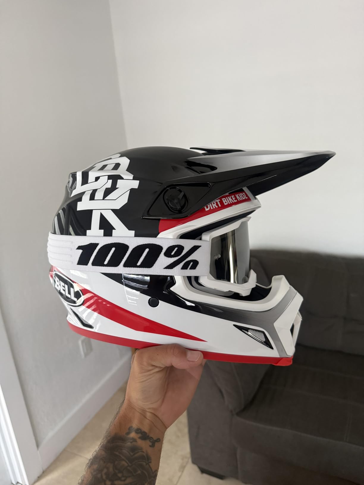 Bell Powersports MX-9 MIPS Motorcycle Helmet customer photo 2