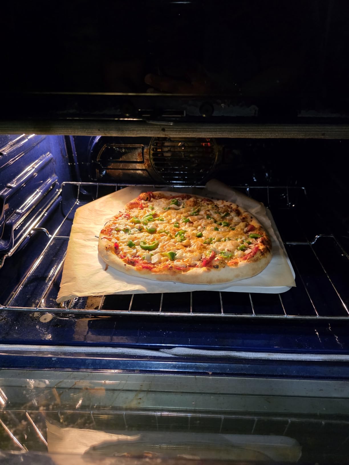 Hans Grill Rectangular Pizza Stone, 15 x 12 Inch Cordierite Stone with Peel | For Oven Baking & BBQ Grilling, Heat Resistant to 1112F, Bakes Pizza, Bread, Pastry and Calzone, Includes Free Wooden Peel customer photo 2