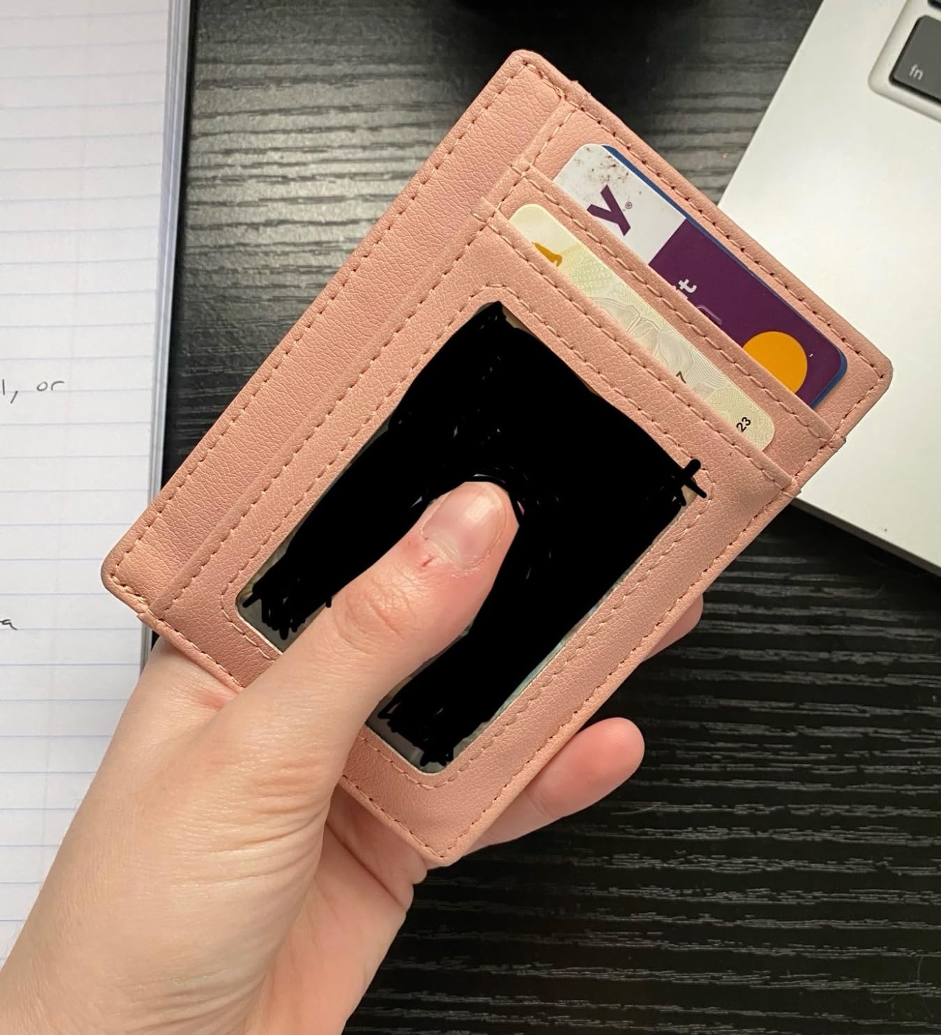 Chelmon Slim Wallet for Men, Minimalist Front Pocket RFID Blocking Credit Card Holder customer photo 1