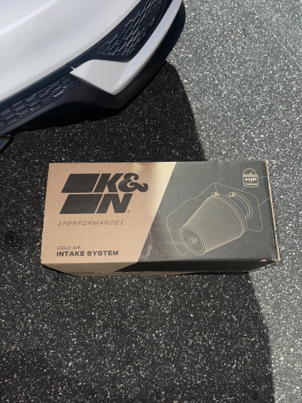 K&N Cold Air Intake System: High-Flow Air Filter, Increase Performance & Acceleration: Compatible with 2017-2020 Honda: Civic SI, 69-1504TR customer photo 2