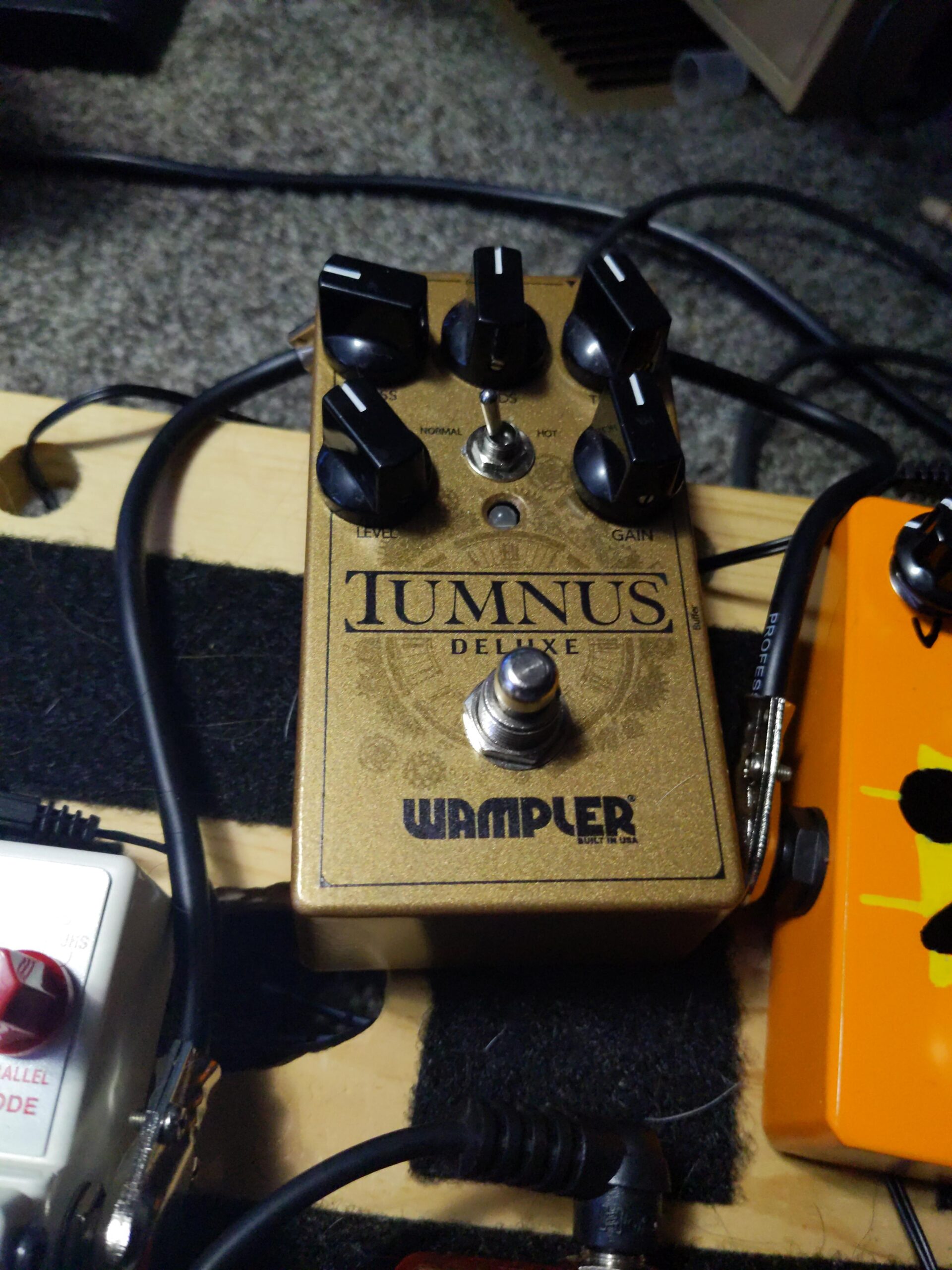 Wampler Tumnus Deluxe Overdrive & Boost Guitar Effects Pedal customer photo 1